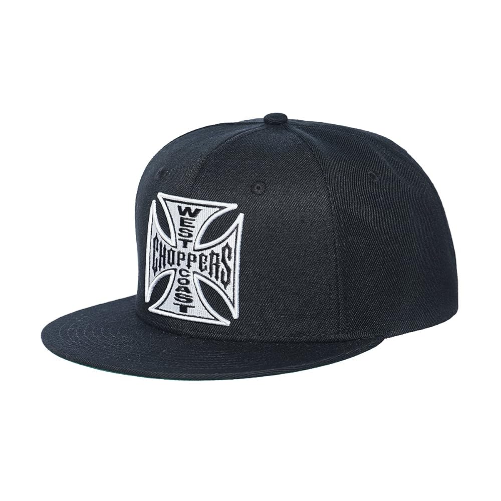 West Coast Choppers Unisex Snapback Cap OG Cross Flatbill